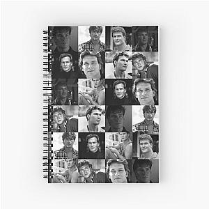 Patrick Swayze Sticker Spiral Notebook