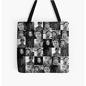 Patrick Swayze Sticker All Over Print Tote Bag