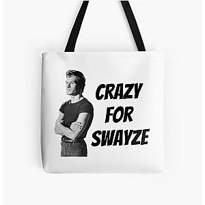 Crazy for Swayze All Over Print Tote Bag