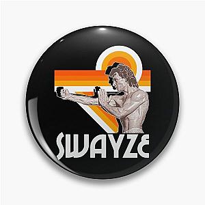 Patrick Swayze Shirtless Hot Bod FanArt Tribute Pin