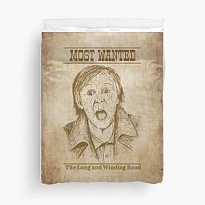 Paul McCartney Western Wanted Style Prints Duvet Cover