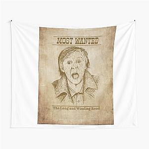 Paul McCartney Western Wanted Style Prints Tapestry