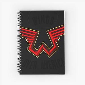 Vintage 1976 Paul Mccartney Wings Tour Band Rock Spiral Notebook