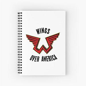 Vintage 1976 Paul McCartney Wings Tour Band Rock  Spiral Notebook