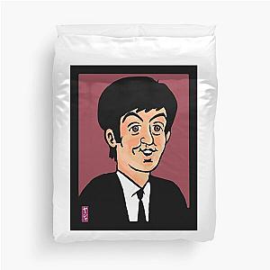 Portrait of Paul McCartney Duvet Cover