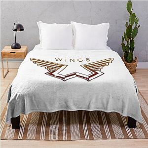 Paul McCartney Wings Throw Blanket