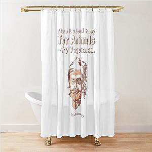 paul mccartney vegan Shower Curtain