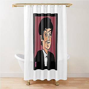 Portrait of Paul McCartney Shower Curtain