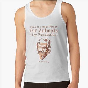 Paul McCartney Vegan Quotes Tank Top