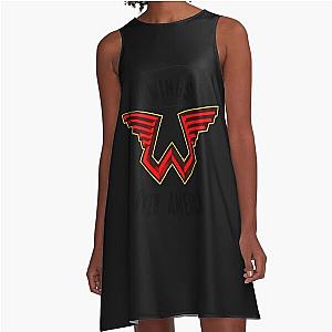 Vintage 1976 Paul McCartney Wings Tour Rock A-Line Dress
