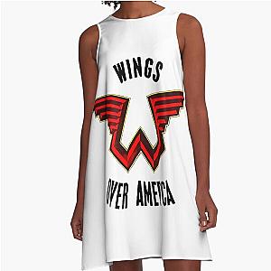 Vintage 1976 Paul McCartney Wings Tour A-Line Dress