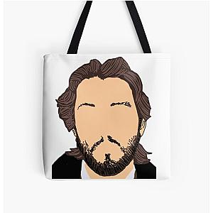 Paul McCartney illustration tote bag.