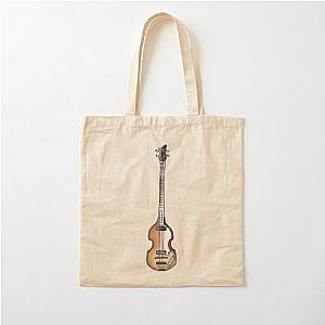 Paul McCartney Hofner Bass Lightweight Cotton Tote Bag