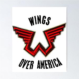 Paul McCartney Wings Tour Rock Poster