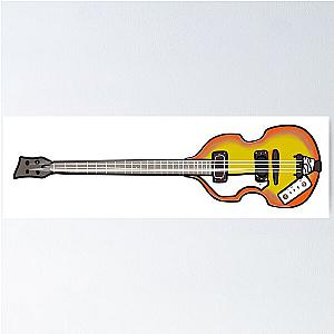 Paul McCartney Bass Poster