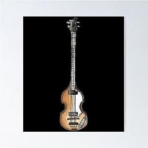 Paul McCartney Hofner Bass Lightweight Sweatshirt Poster
