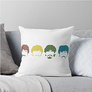 The Beatles John Lennon Paul McCartney George Harrison Ringo Starr Throw Pillow