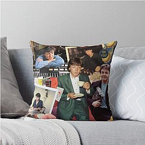 Paul McCartney 80s Throw Pillow