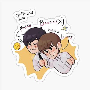 John Lennon and Paul McCartney Sticker