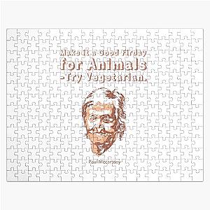 Paul McCartney Vegan Quotes Jigsaw Puzzle