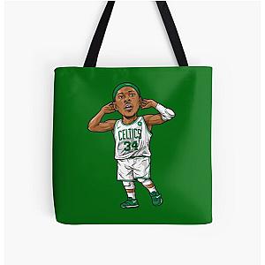 Paul Pierce 34 Art Chibi All Print Tote Bag