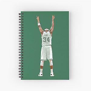 Paul Pierce Low Poly Spiral Notebook