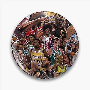 Basketball Hall of Fame Legend Kobe Allen Pierce Kidd Pin