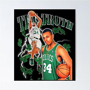 Paul Pierce Vintage 90s Rap T-Shirt Poster