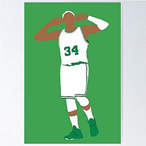 Paul Pierce Embracing The Crowd Poster