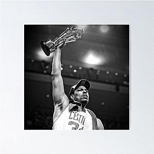 Paul Pierce - NBA MVP - Black White Poster