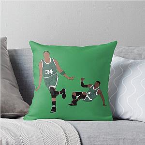 Paul Pierce and Nate Robinson Throw Pillow