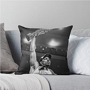 Paul Pierce Finas MVP Black White Throw Pillow