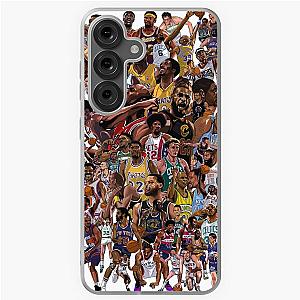Basketball hall of fame legend Kobe Carmelo LeBron Shaquille O'Neal Ray Allen Paul Pierce Iverson Jason Kidd Samsung Galaxy Soft Case