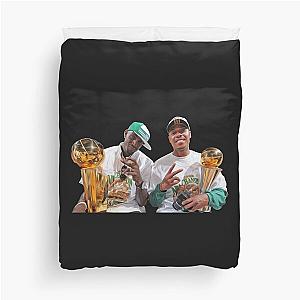 Kevin Garnett and Paul Pierce Duvet Cover