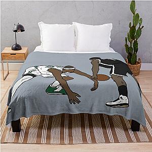 Joe Johnson Crossover on Paul Pierce Throw Blanket