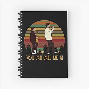 Mens Funny You Can Call Me Al Paul Simon Vintage Version Gifts For Fan Spiral Notebook