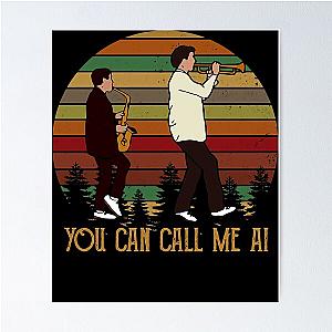 Mens Funny You Can Call Me Al Paul Simon Vintage Version Gifts For Fan Poster