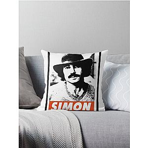 Paul Simon - Retro Throw Pillow