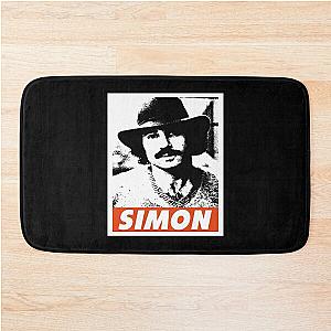 Mens Funny Paul Simon Gift For Music Fans Bath Mat