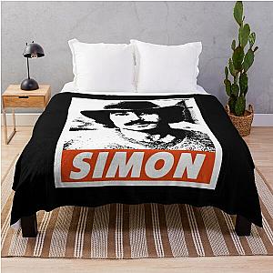 Mens Funny Paul Simon Gift For Music Fans Throw Blanket