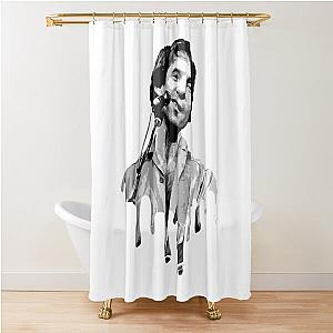 Music Vintage Paul Simon Paul Simon Gifts Music Fan Shower Curtain