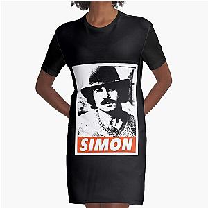 Mens Funny Paul Simon Gift For Music Fans Graphic T-Shirt Dress