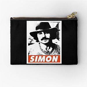 Mens Funny Paul Simon Gift For Music Fans Zipper Pouch