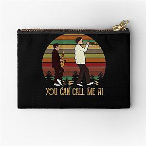 Mens Funny You Can Call Me Al Paul Simon Vintage Version Gifts For Fan Zipper Pouch