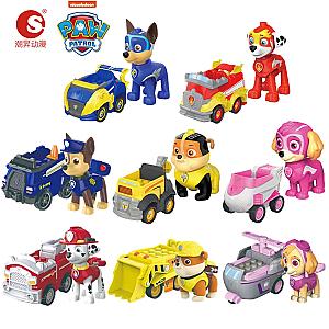 Paw Patrol Pups Block Vehicle Cars Toys