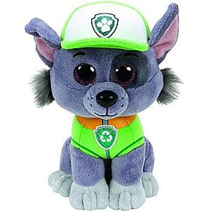 15cm Gray Rocky Paw Patrol Cartoon Dog Plush