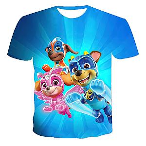 Paw Patrol 3D Printing Patrol Team Dog Children T-shirt