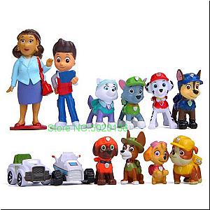 Paw Patrol Characters Cars Toys For Children