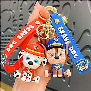 Paw Patrol Cartoon Dogs Keychain
