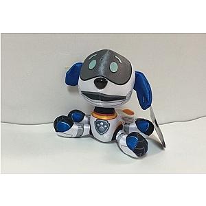 20CM White Apollo Robo-Dog Lying Paw Patrol Cartoon Dog Plush